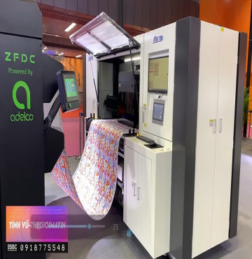 Máy in họa tiết lên vải cuộn ATEXCO EcoPrint: Nhanh - Hiệu Quả